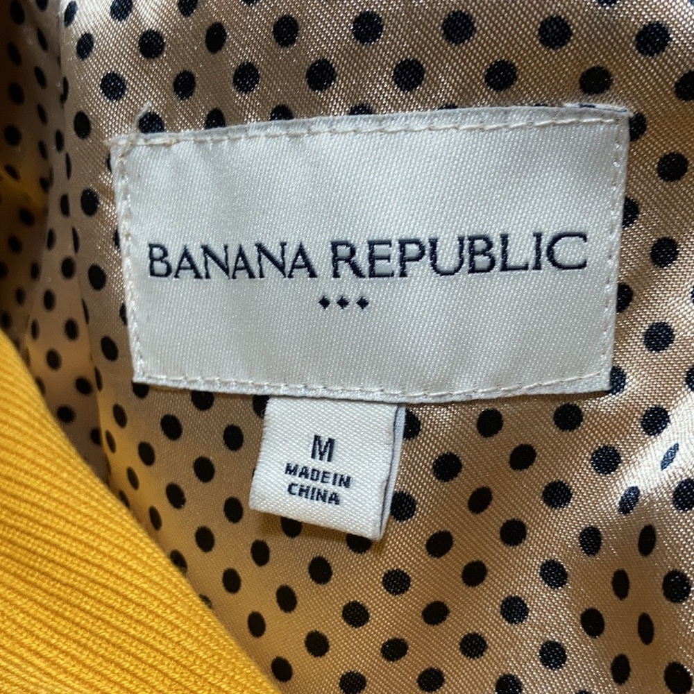 Banana Republic Yellow Hooded Toggle Jacket - Picture 9 of 13